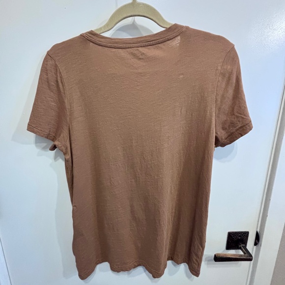 Madewell SS cotton V neck T Shirt-S - Picture 2 of 3